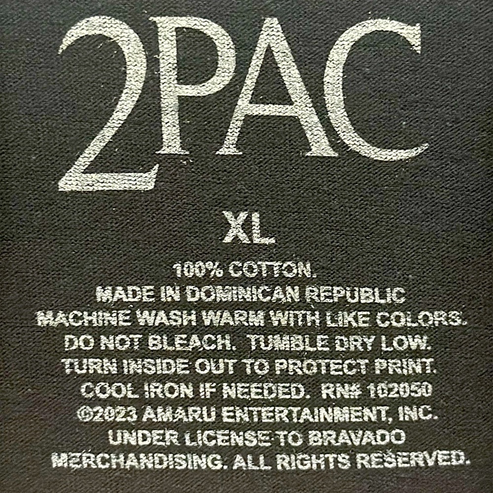 2pac "All Eyez On Me" Graphic T-Shirt - Size Extra Large XL - NWT - Picture 4 of 4